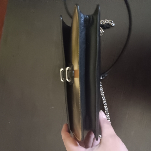 Coach Elegant 2in1 Black and Gold Crossbody Or Clutch Women's Bag (EUC) - Picture 11 of 13